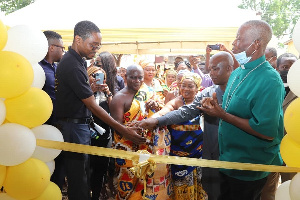 The commissioning ceremony was held at the forecourt of the school by Goldkey properties