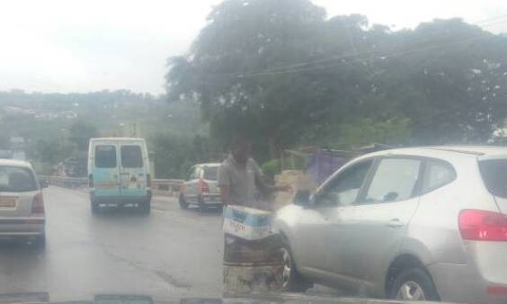 Toll booths in Ghana still collect cash from drivers