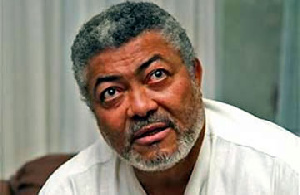 Former President Jerry John Rawlings