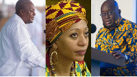 John Dramani Mahama, Samia Nkrumah, and Nana Akufo-Addo