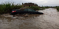 The town is flooded