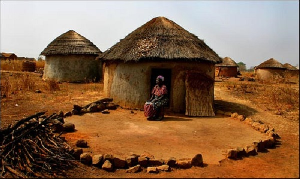 Elderly women tagged as witches are usually kept at 'witch camps' in Ghana