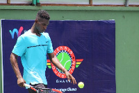 Ghana's tennis player, Johnson Acquah