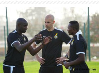 Otto Addo and Black Stars technical team