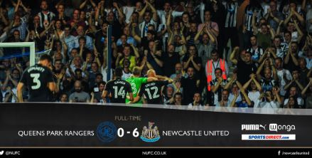 Newcastle United thumped QPR