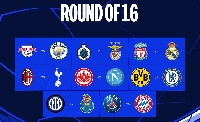 Champions League Round of 16 pairings