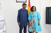 President of ICC, Chile Eboe-Osuji and Ayorkor Botchwey