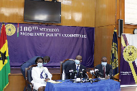 Governors of Bank of Ghana, Mrs Elsie Addo Awadzi, Dr Ernest Addison and Dr Maxwell Opoku Afari