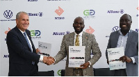 Olumide Olatunji, Subhi Accad CEO, and Ababacar Diaw CEO