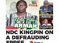 Samuel Nda Blay Armah allegedly defrauded some persons with the promise to get them employed