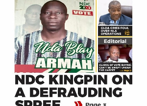 Samuel Nda Blay Armah allegedly defrauded some persons with the promise to get them employed