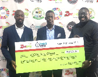 GH¢50,000 donation was made to ICODE in support of initiatives towards monitoring & evaluation works