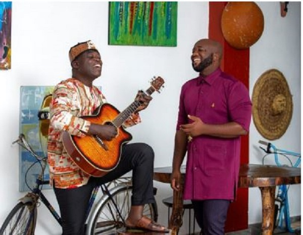 Veteran Ghanaian musician, Aka Blay with Trigmatic