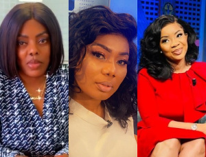 Broadcasters, Nana Aba Anamoah, Bridget Otoo and Serwaa Amihere