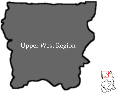 The Upper West is located at the Northern side of the country