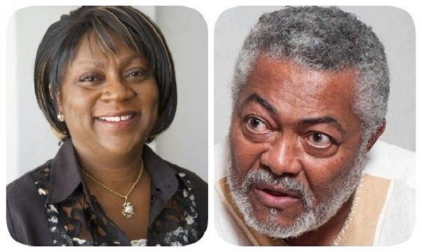 Valerie Sawyer and Former President, Jerry John Rawlings