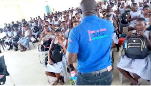 Free SHS Ambassador was seen in a video campaigning for the government