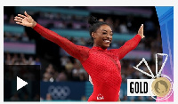 Biles wins vault gold