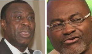 Dr. Anthony Akoto Osei, Tafo-Pankrono const. MP and Kennedy Agyapong, MP for Assin Central const.