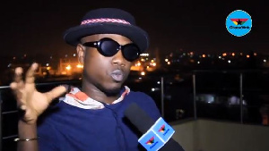 Flowking Stone speaking to GhanaWeb.com