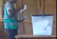 Screenshot of the alleged ballot box stuffing