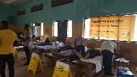 Blood donation exercise ongoing