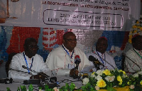 A section of the Bishops during the address