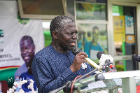 The deputy minister for lands and natural resources Benito Owusu Bio