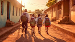 Kids Walking To School