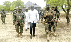 Security chiefs tour Sandema operating base