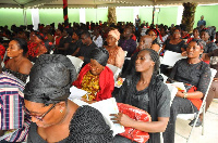 Some mourners at the funeral of Late Ada chief, Asafoatsengua Tsatsu Pediator IV