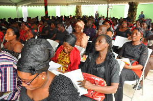 Some mourners at the funeral of Late Ada chief, Asafoatsengua Tsatsu Pediator IV