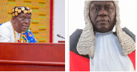 Speaker, Alban Bagbin and Chief Justice, Kwasi Anin Yeboah