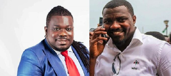 Obour (L) and John Dumelo (R)