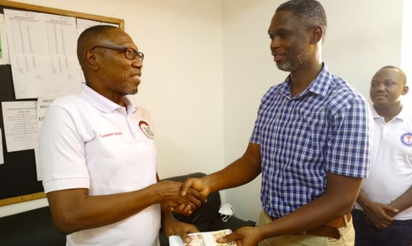 Dr Clement Apaak (left)