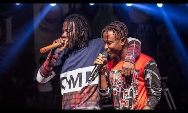 Stonebwoy and Kelvyn Boy in happier times