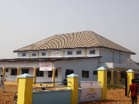 The multipurpose community center in Bamboi