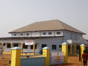 The multipurpose community center in Bamboi