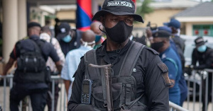 File Photo: Policemen at a scene