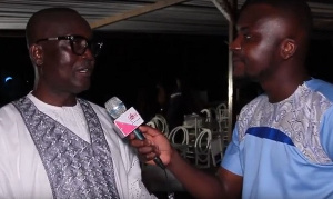 Reverend George Owusu Mensah (Left), Head Pastor of Grace Baptist Church, Kumasi