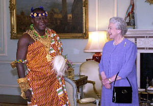 Otumfuo Osei Tutu Queen Elizabeth121212112