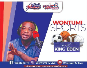 King Eben is the host of Wontumi Nationwide Sports