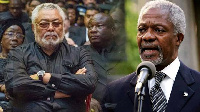 Jerry John Rawlings and Late Kofi Annan