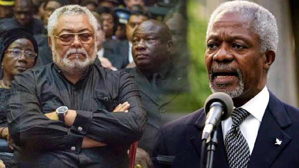 Jerry John Rawlings and Late Kofi Annan