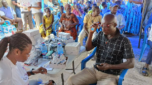 Several people were catered for during the eye screening exercise