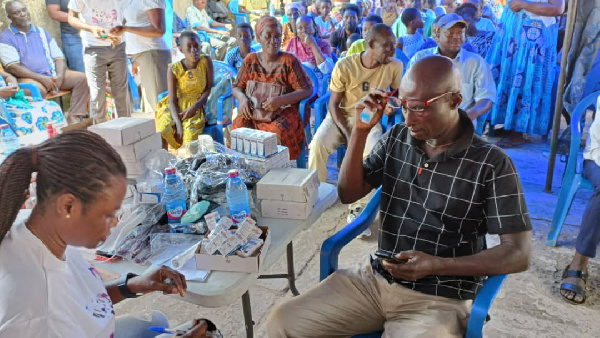 Several people were catered for during the eye screening exercise