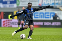 Ghana striker Bernard Terkpetey