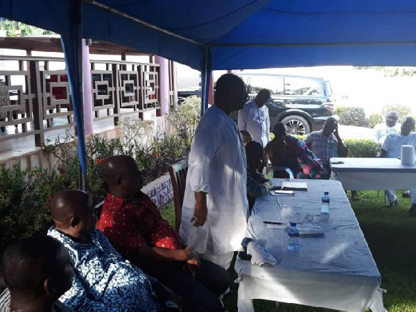 Boakye Agyarko addressing the Assembly members