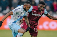 Jordan Ayew and Mohammed Kudus