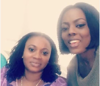 Nana Aba Anamoah and Charlotte Osei